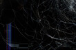 © Andrey Solovev - digital glitch, crystal leaks, color streaks and cracks on broken lcd screen, computer monitor or uhd 4k tv