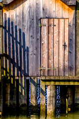 Poster - old wooden door