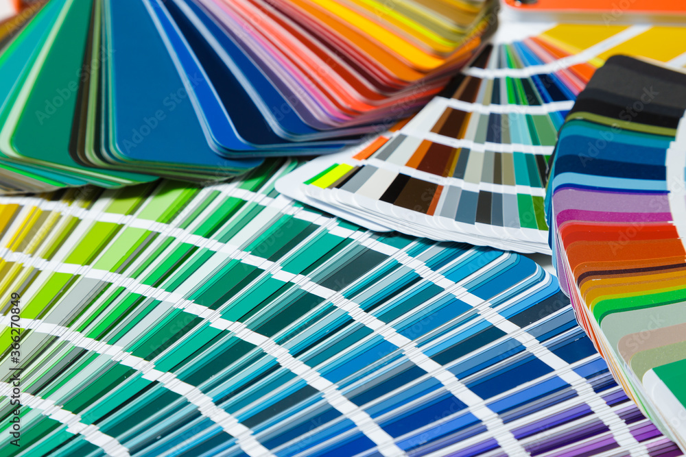 Multilayer Color Guide Color guide, palette of different colors Stock Photo | Adobe Stock
