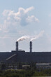 © Duha - factory with chimneys of chemical smoke pollution ecological environment