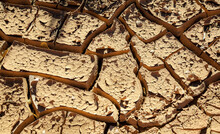 Sun Baked Mud In A Dry Riverbed In Grand Staircase-Escalante National Monument, Utah.
