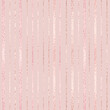 Vector seamless pattern with rose gold and golden vertical stripes.