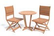 © Abrams Studios - 3d illustration of a bistro table and chairs.