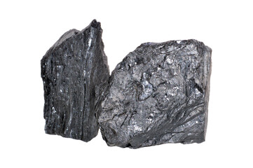 coal isolated on white background