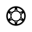 PrintSimple Flat Monochrome bicycle sprocket icon. Chainrings, Bike gear icon. Vector illustration. Eps10