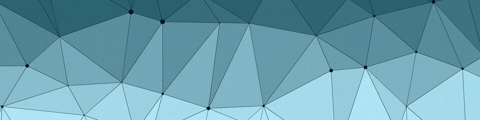 Cyan color Abstract color Low-Polygones Generative Art background illustration