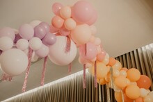 Colorful Decorative Balloons For A Wedding
