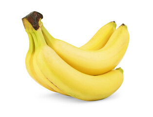 Wall Mural - Banana is isolated on a white background. Tropical fruit.