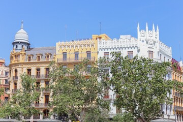 Canvas Print - Beautiful scenery of an autonomous community in Valencia. Spain