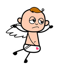 Sticker - Regret Angel Cartoon