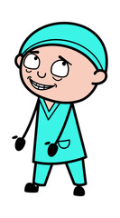 Wall Mural - Day Dreaming Surgeon cartoon