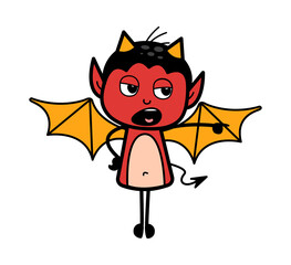 Poster - Angry Cartoon Devil Shouting
