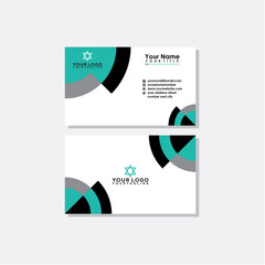 Modern business card Premium Vector