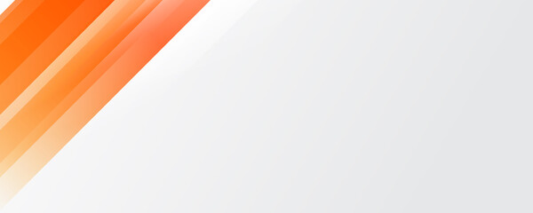 Abstract bright soft design background with orange wavy curved lines in dynamic smooth style vector illustration for wide banner