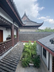 Canvas Print - Temple à Suzhou, Chine	