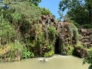 Wall Mural - Cascade de la colline du tigre à Suzhou, Chine	