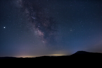 Wall Mural - Astro milky way view from Bulgaria