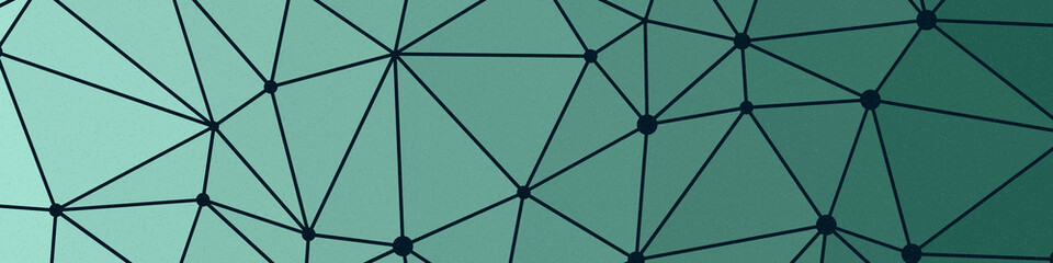Aqua Green color Abstract color Low-Polygones Generative Art background illustration