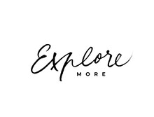 Explore More Ink Brush Vector Lettering. Modern Slogan Handwritten Vector Calligraphy. Black Paint Lettering Isolated On White Background. Optimist Phrase, Wise Saying, Inspirational Quote. 