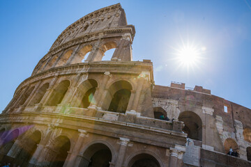 Ancient Colosseum of Rome in all its splendour