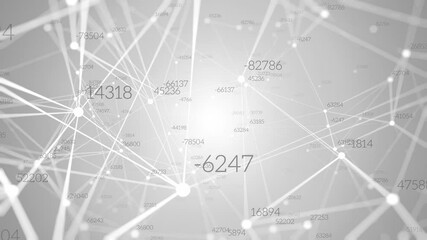 Wall Mural - data animation lines technology abstract background