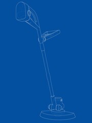 Wall Mural - outline trimmer grass cutter