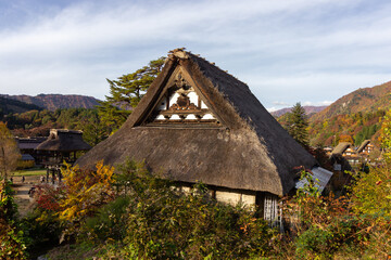 Wall Mural - Village of Shirakawago in Japan