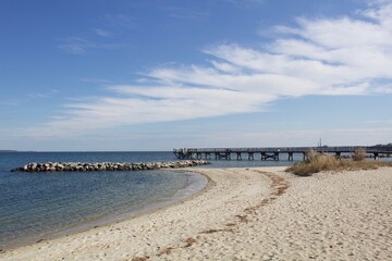 beach and sea