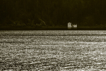 Wall Mural - House on a Lake in Idaho