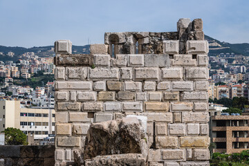 Poster - Remains of castle in Byblos, Lebanon, one of the oldest continuously inhabited cities in the world