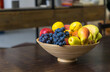 fruit plate on the table