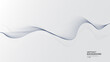 © kanpisut - Grey white abstract background with flowing particles. Digital future technology concept. vector illustration.