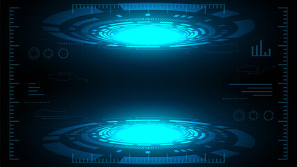 Wall Mural - circuit technology background