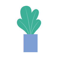 Sticker - house plant in ceramic pot icon