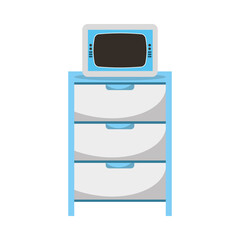 Wall Mural - cardiology ekg machine in drawer hospital