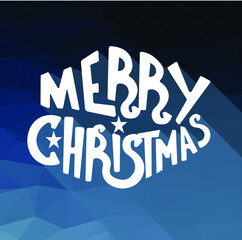 Merry christmas logo vector design