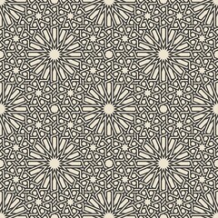 Wall Mural - Traditional Arabic Islamic geometric seamless pattern