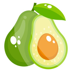 Sticker - 

avocado, alligator pear, pear, avocado pear, fruit
