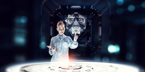 Wall Mural - innovative technologies in science and medicine