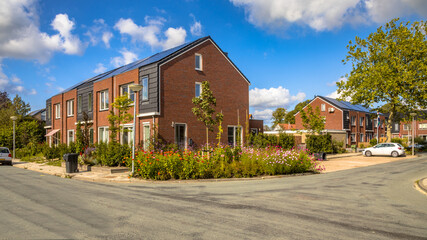 street modern houses