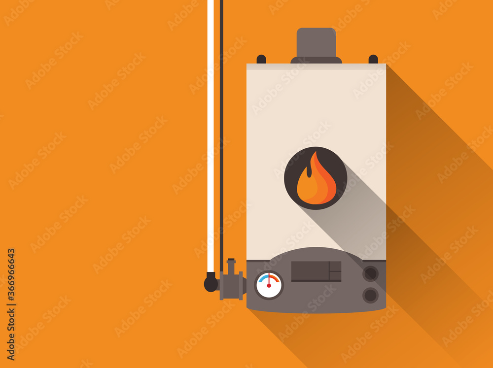 Home gas furnace - obrazy, fototapety, plakaty 