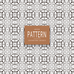 Seamless vector pattern. Background pattern in geometric ornamental style.