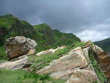 Cloudy View Of The Famous Nanya Rock
