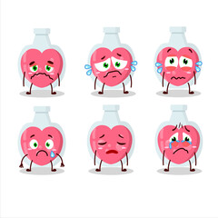 Poster - Love potion cartoon character with sad expression