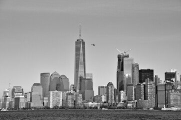  Manhattan skyline landscape water horizon