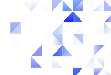 Poster - light vector background with triangles.
