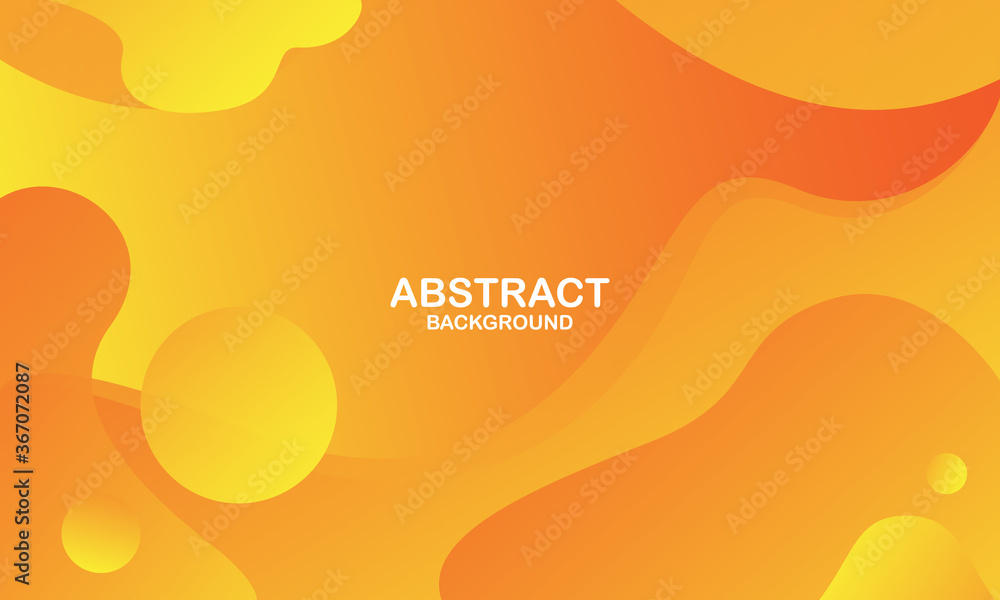 Liquid color background design. Orange elements with fluid gradient ...