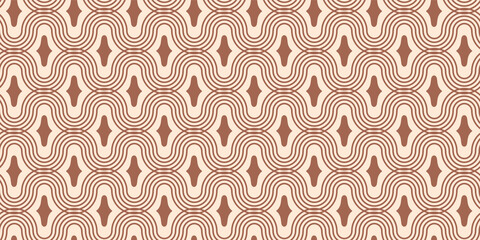 Abstract geometric seamless pattern. Contemporary style. Modern design