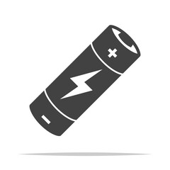 Wall Mural - battery icon transparent vector isolated