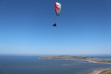 Paragliding On The Coast